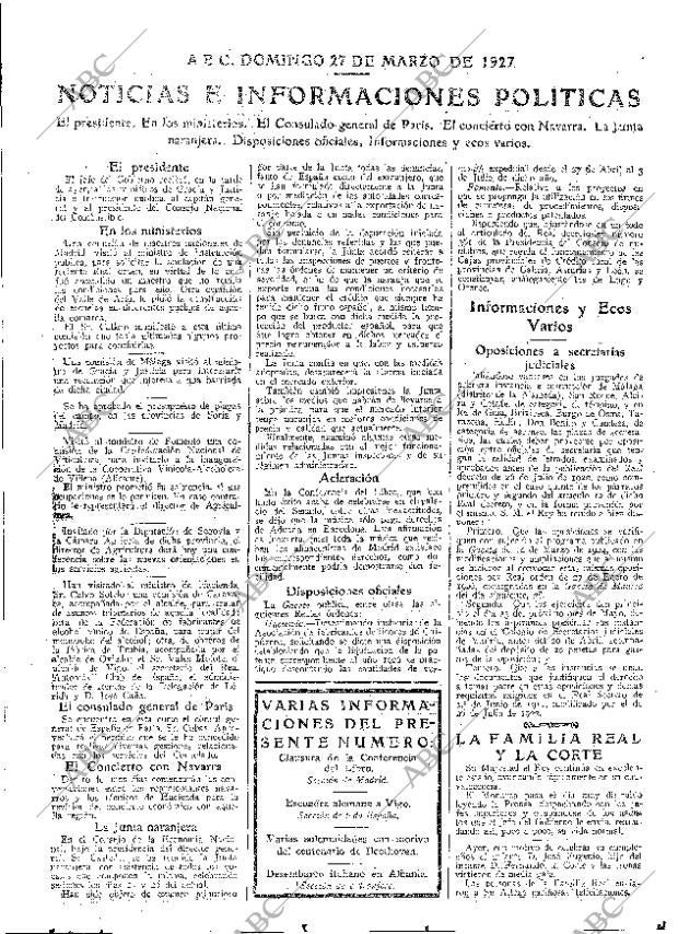 ABC MADRID 27-03-1927 página 31