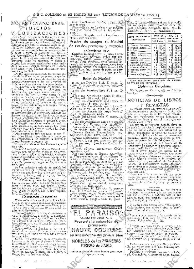 ABC MADRID 27-03-1927 página 45