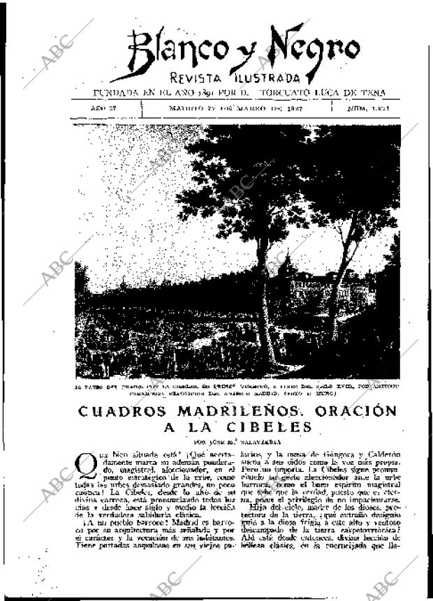 BLANCO Y NEGRO MADRID 27-03-1927 página 3