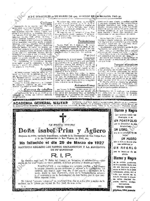 ABC MADRID 30-03-1927 página 39