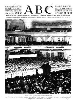 ABC MADRID 01-04-1927 página 1