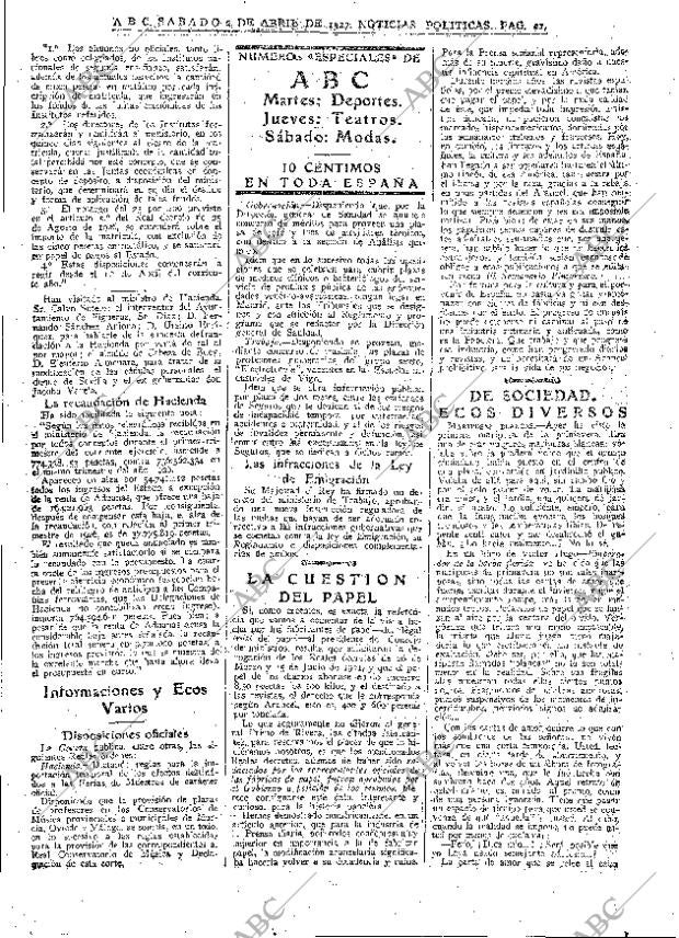 ABC MADRID 02-04-1927 página 21