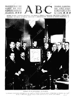 ABC MADRID 07-04-1927 página 1