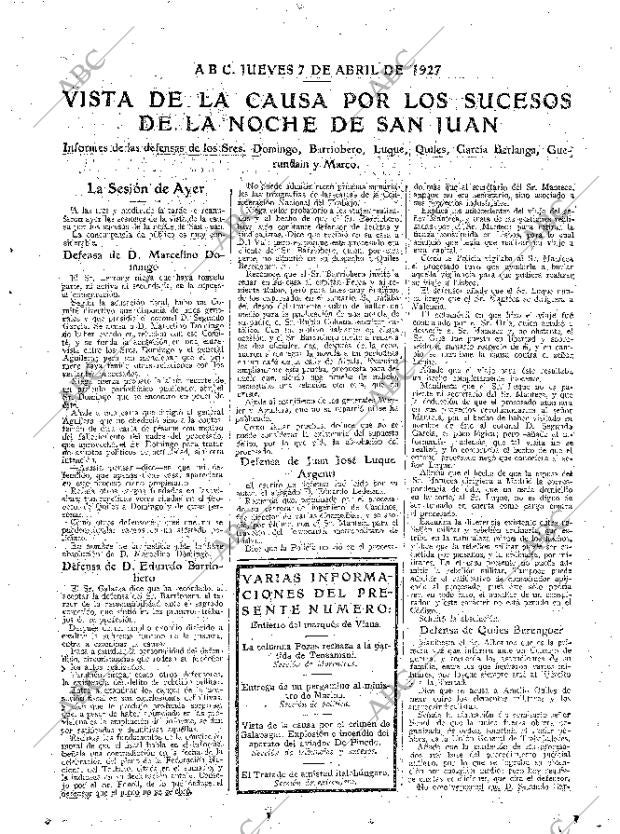 ABC MADRID 07-04-1927 página 15