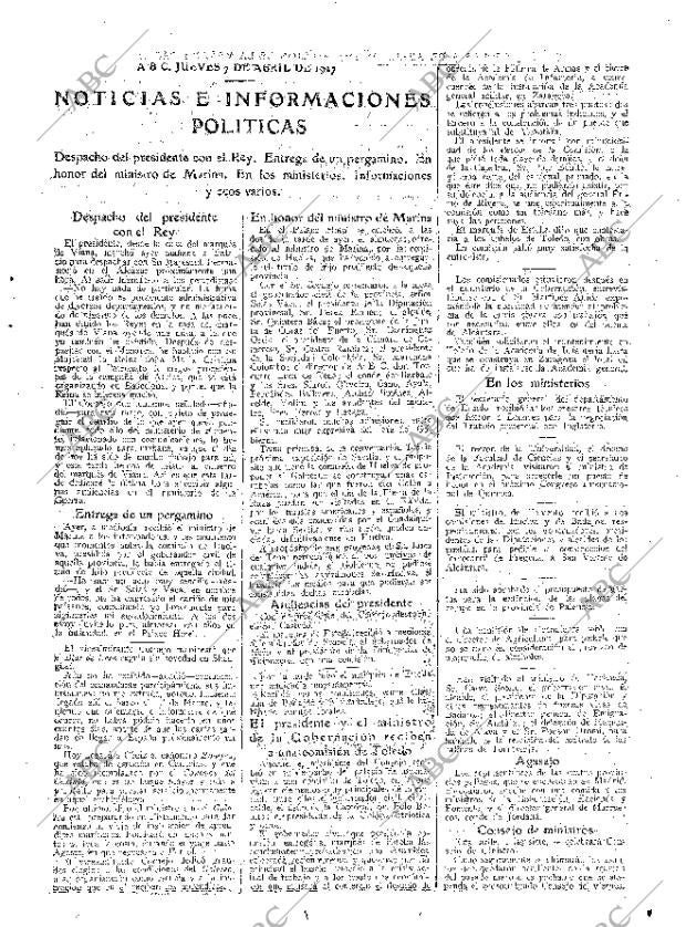 ABC MADRID 07-04-1927 página 21