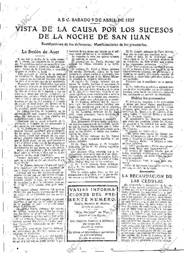 ABC MADRID 09-04-1927 página 15