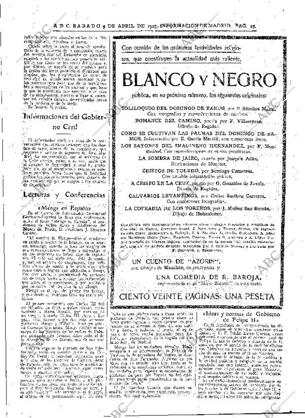 ABC MADRID 09-04-1927 página 23