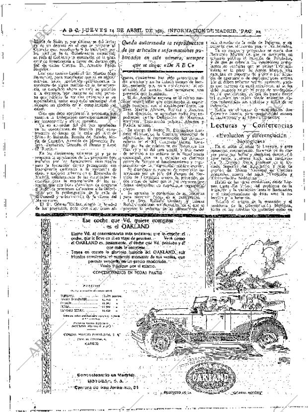 ABC MADRID 14-04-1927 página 22