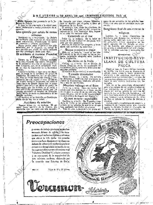 ABC MADRID 14-04-1927 página 28