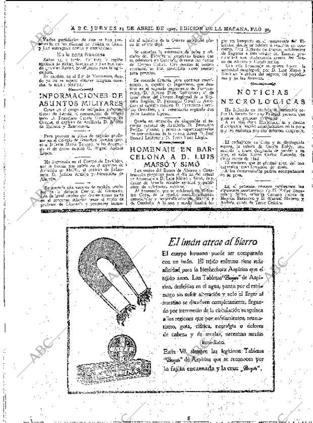 ABC MADRID 14-04-1927 página 30