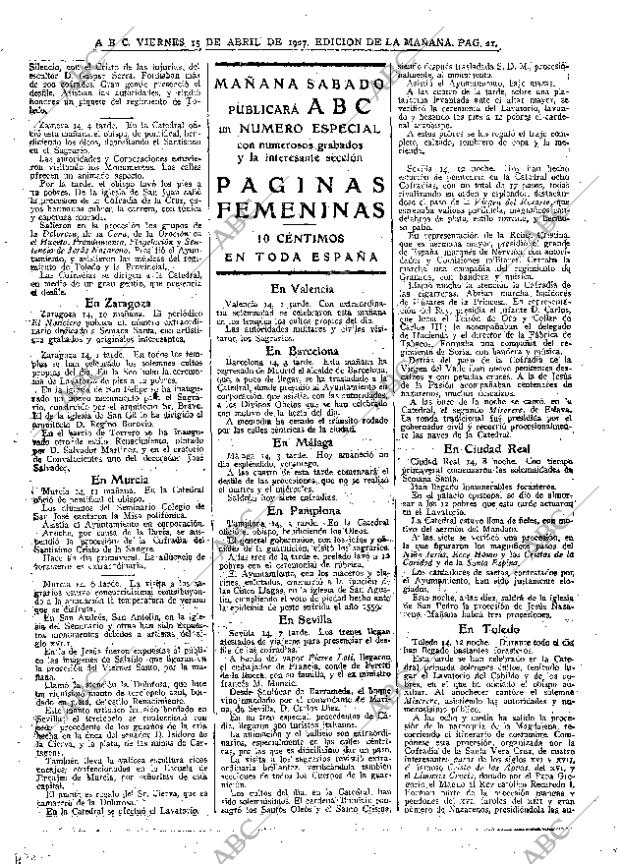 ABC MADRID 15-04-1927 página 21