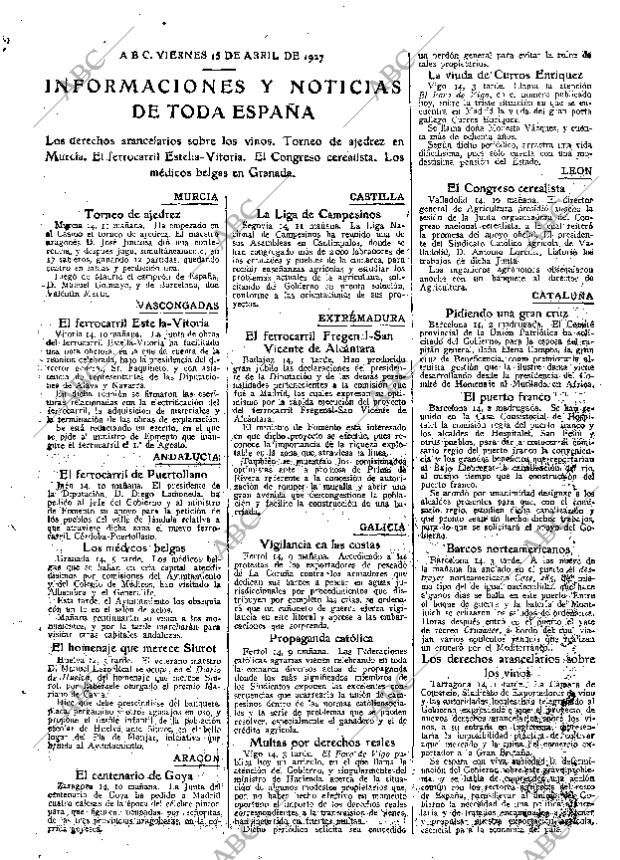 ABC MADRID 15-04-1927 página 29