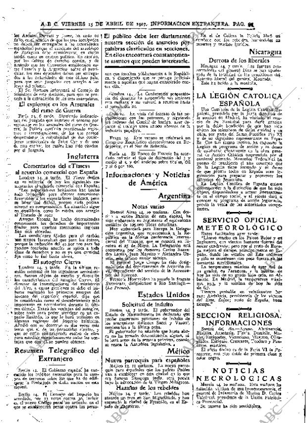 ABC MADRID 15-04-1927 página 33