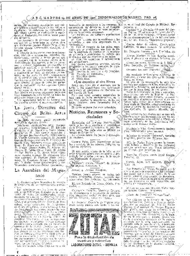 ABC MADRID 19-04-1927 página 26
