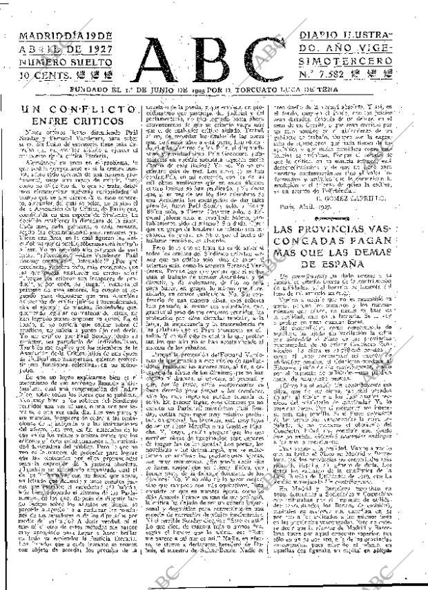 ABC MADRID 19-04-1927 página 3