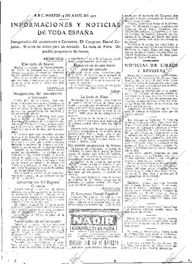 ABC MADRID 19-04-1927 página 31