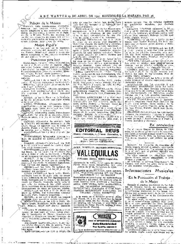 ABC MADRID 19-04-1927 página 36