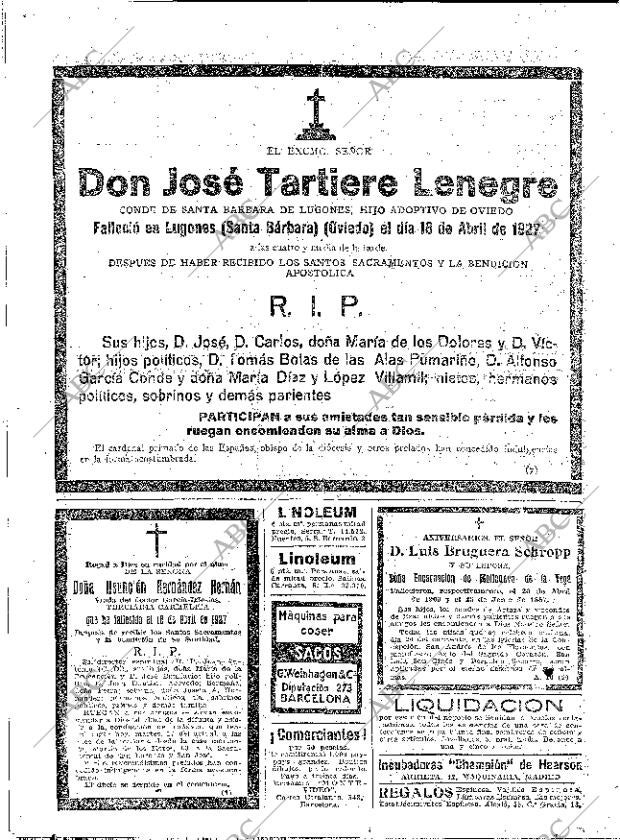 ABC MADRID 19-04-1927 página 44