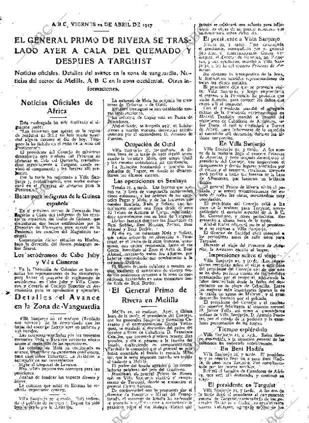 ABC MADRID 22-04-1927 página 17