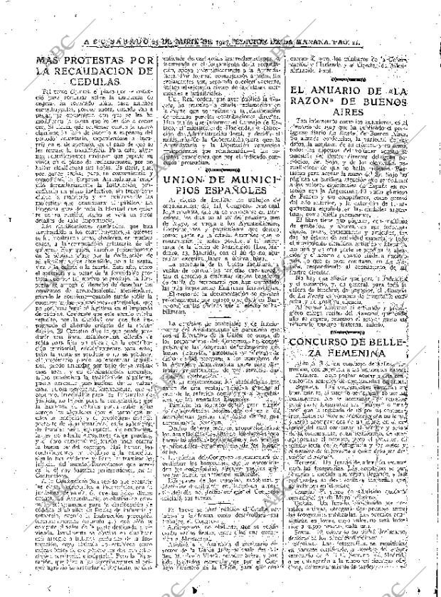 ABC MADRID 23-04-1927 página 21