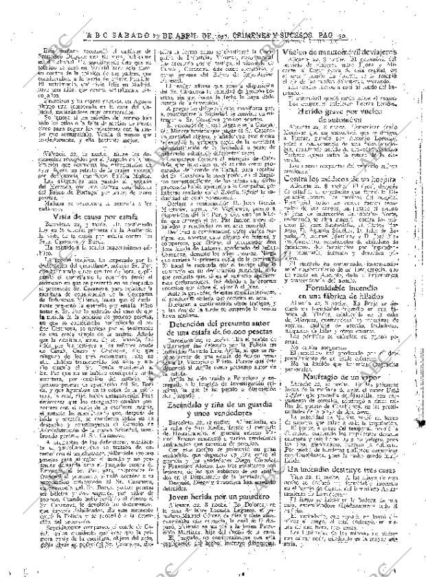 ABC MADRID 23-04-1927 página 30