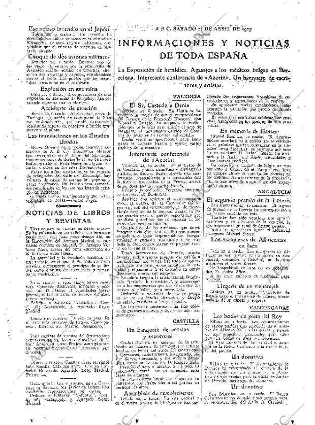 ABC MADRID 23-04-1927 página 31