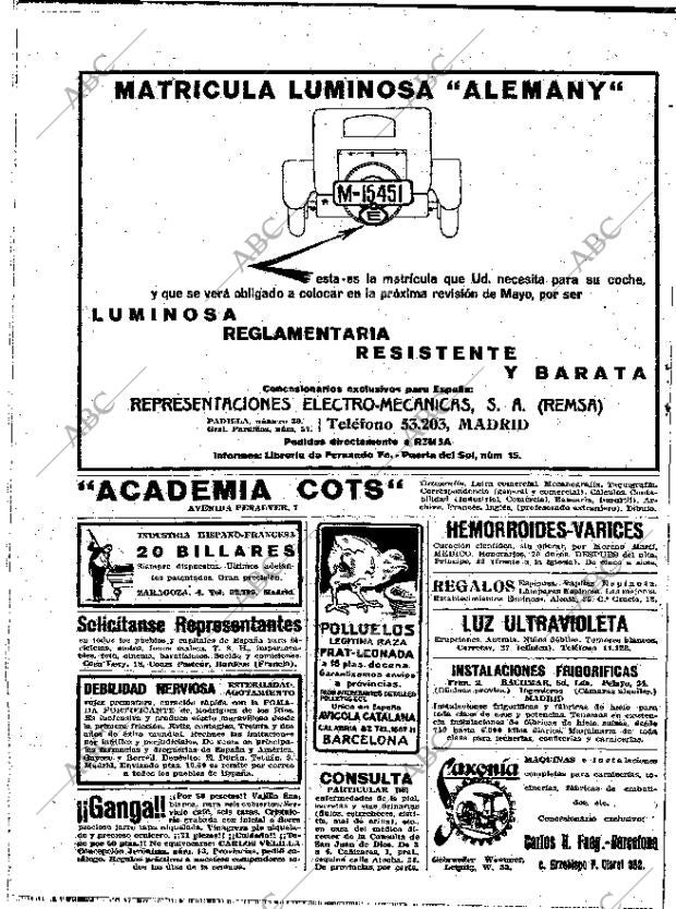 ABC MADRID 24-04-1927 página 2