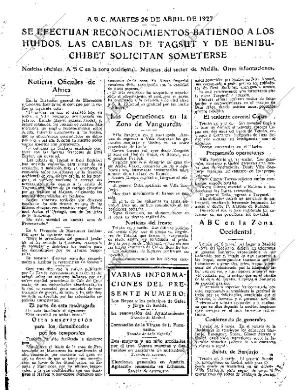 ABC MADRID 26-04-1927 página 15