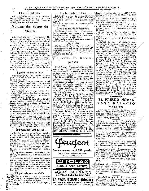 ABC MADRID 26-04-1927 página 16