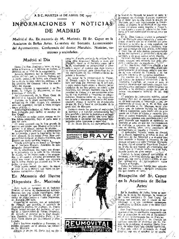ABC MADRID 26-04-1927 página 19