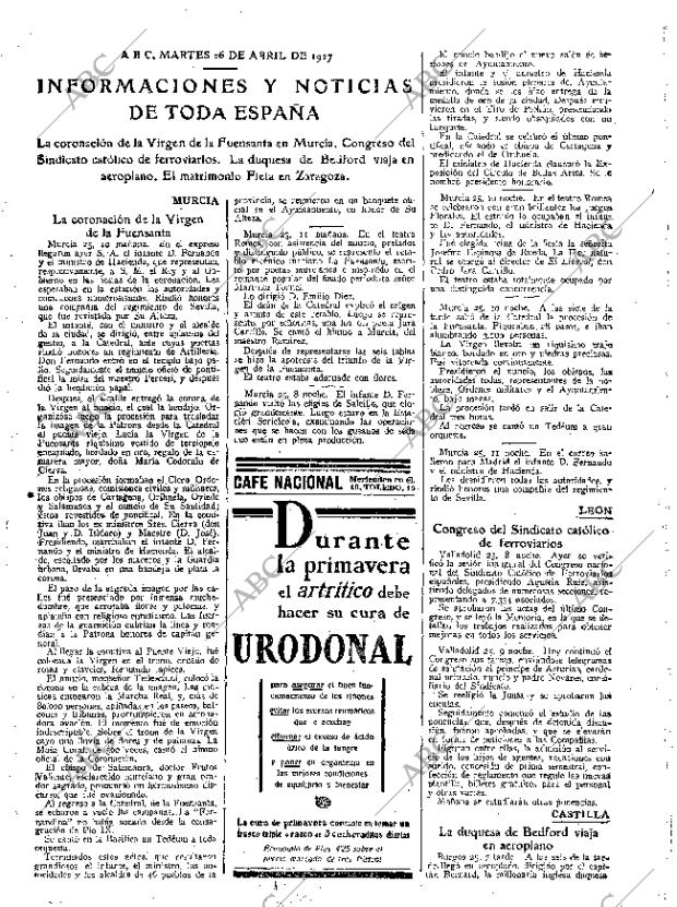 ABC MADRID 26-04-1927 página 31
