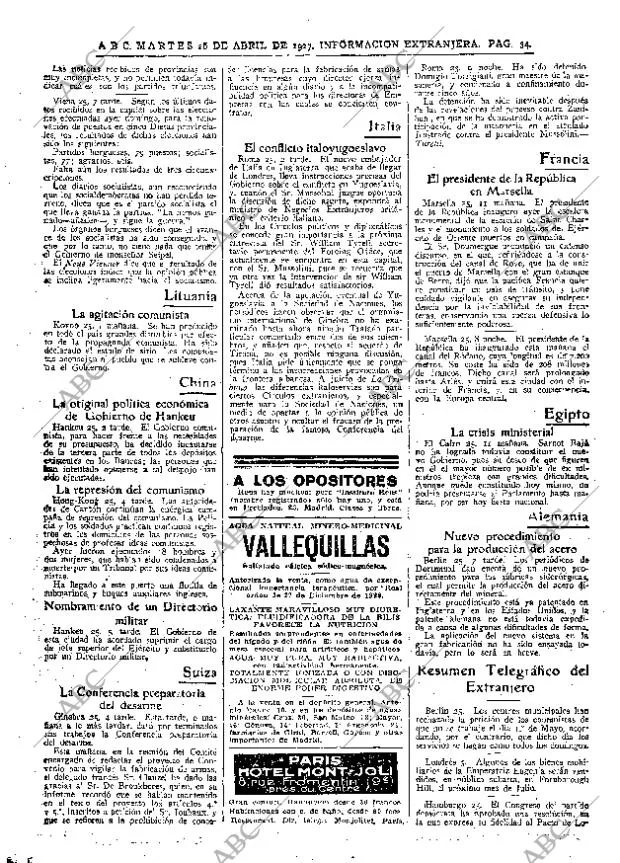 ABC MADRID 26-04-1927 página 34