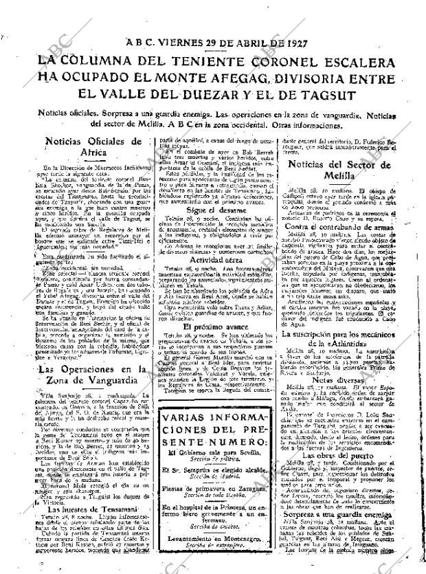 ABC MADRID 29-04-1927 página 15