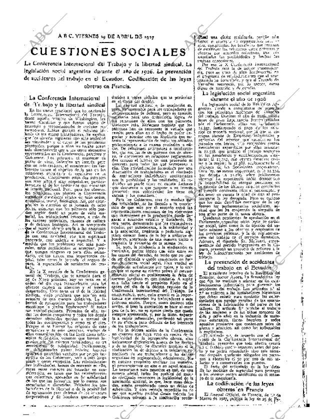ABC MADRID 29-04-1927 página 27