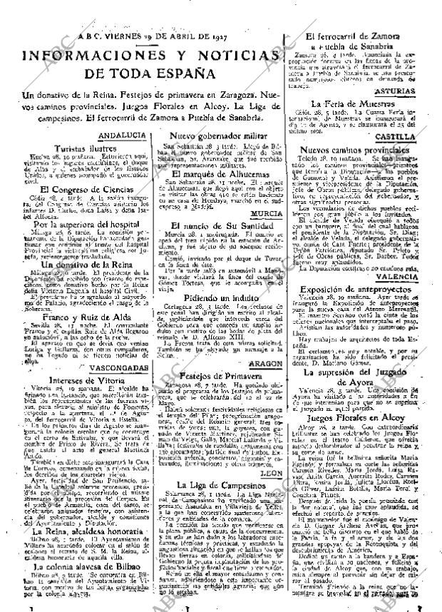 ABC MADRID 29-04-1927 página 31