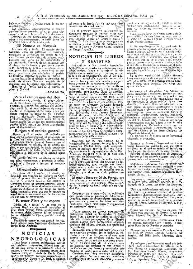 ABC MADRID 29-04-1927 página 32