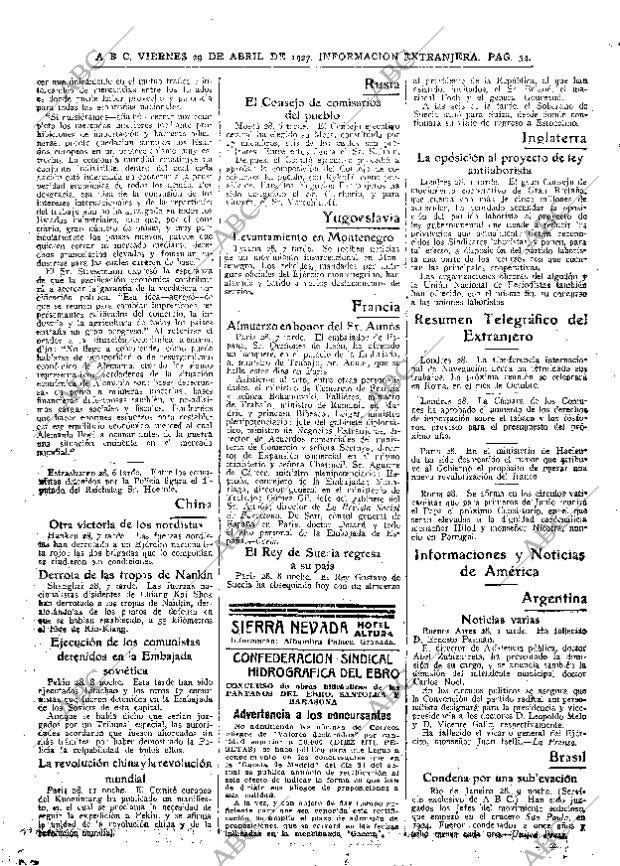 ABC MADRID 29-04-1927 página 34