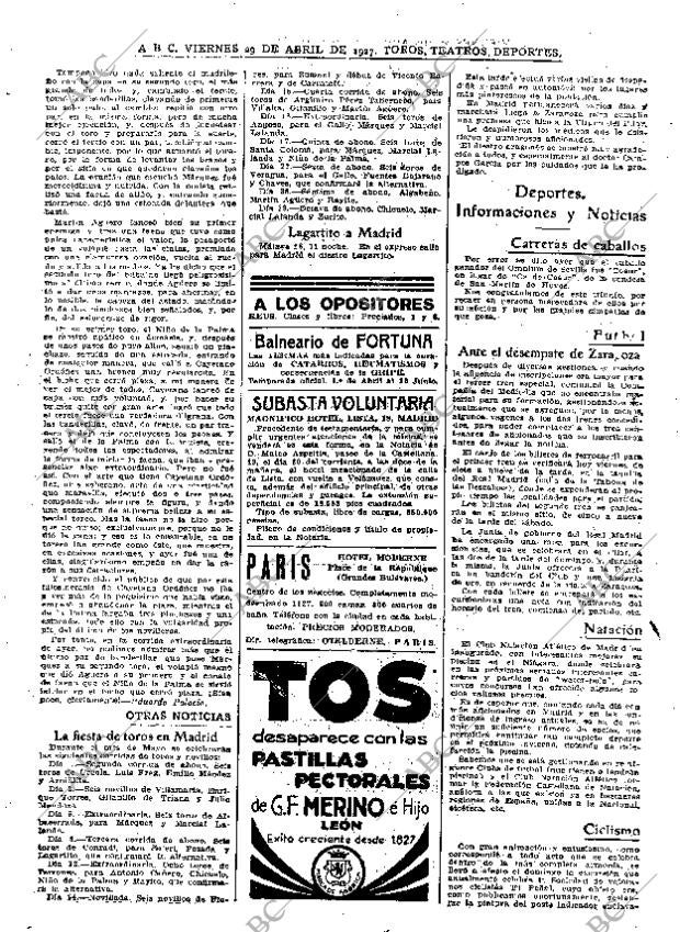 ABC MADRID 29-04-1927 página 38