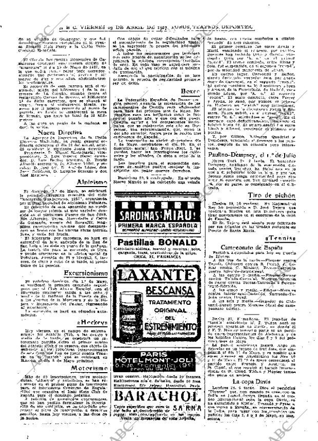 ABC MADRID 29-04-1927 página 39
