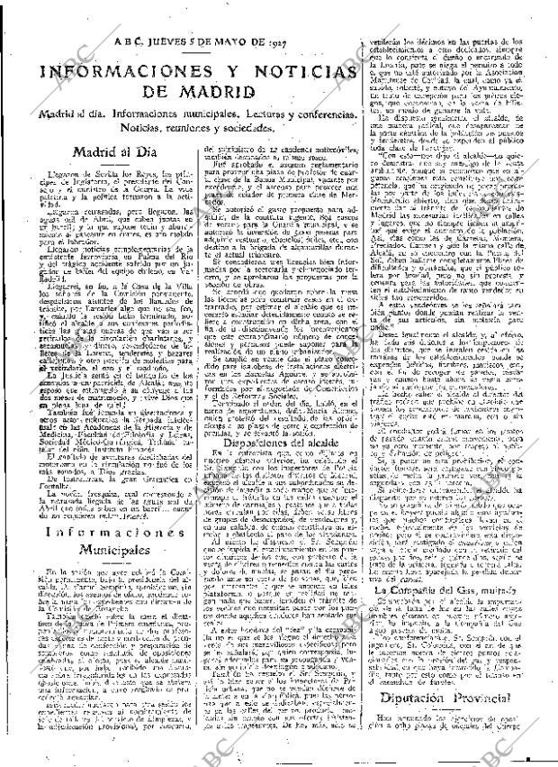 ABC MADRID 05-05-1927 página 19