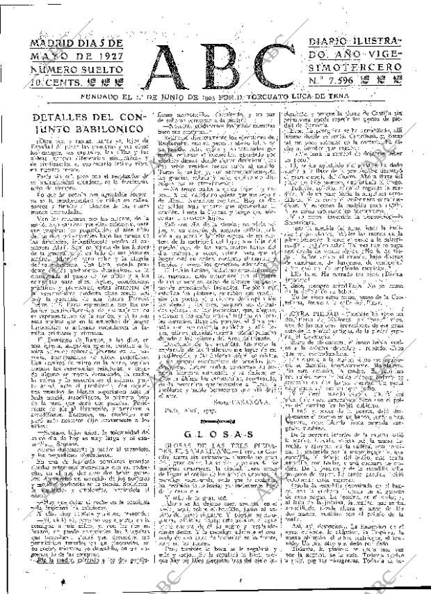 ABC MADRID 05-05-1927 página 3