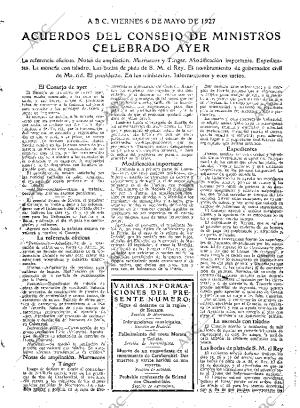 ABC MADRID 06-05-1927 página 15