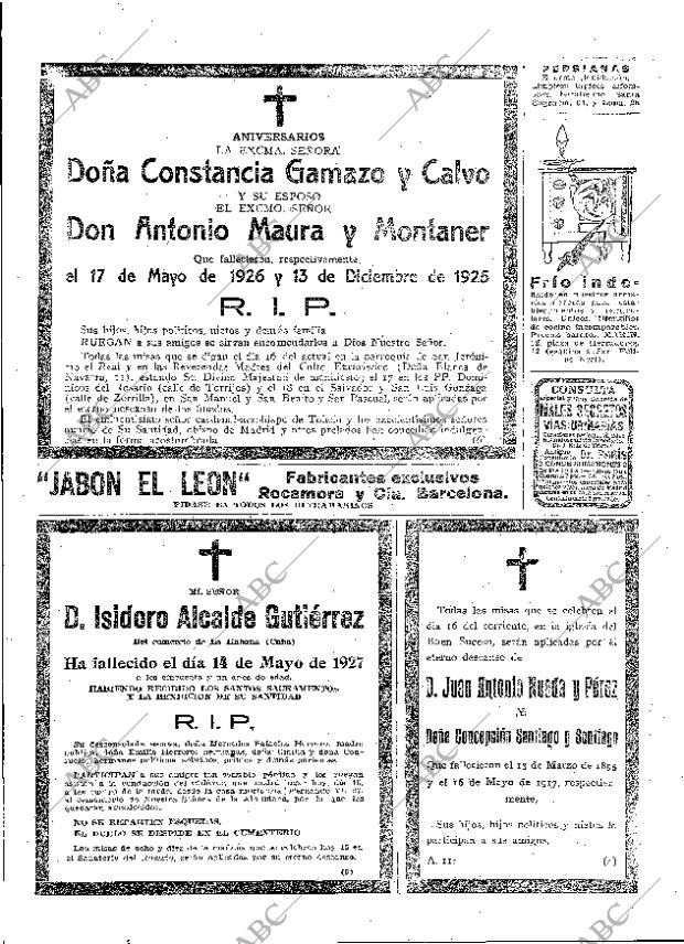 ABC MADRID 15-05-1927 página 49