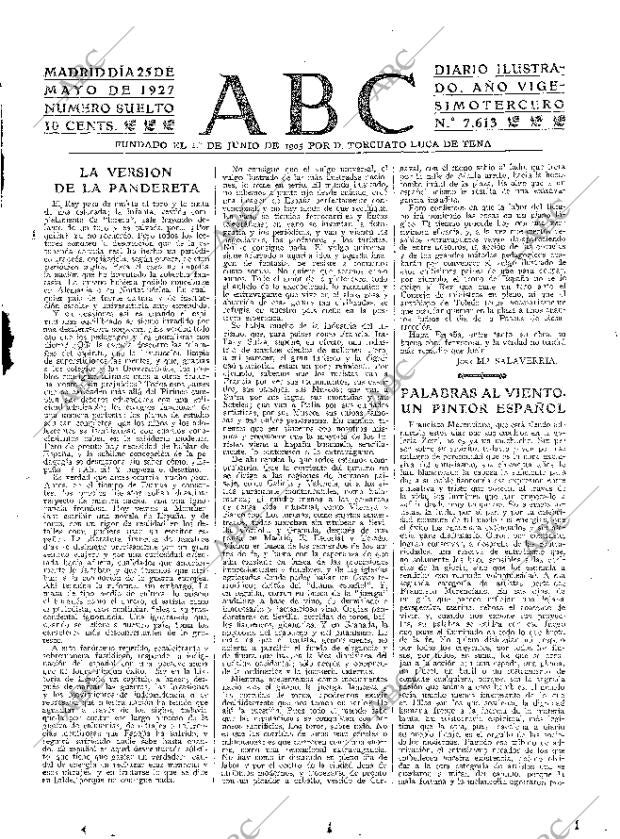 ABC MADRID 25-05-1927 página 3