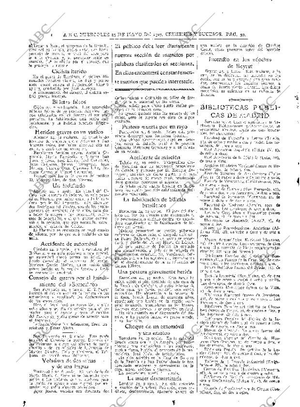 ABC MADRID 25-05-1927 página 30