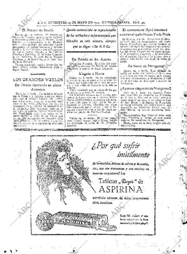 ABC MADRID 25-05-1927 página 32