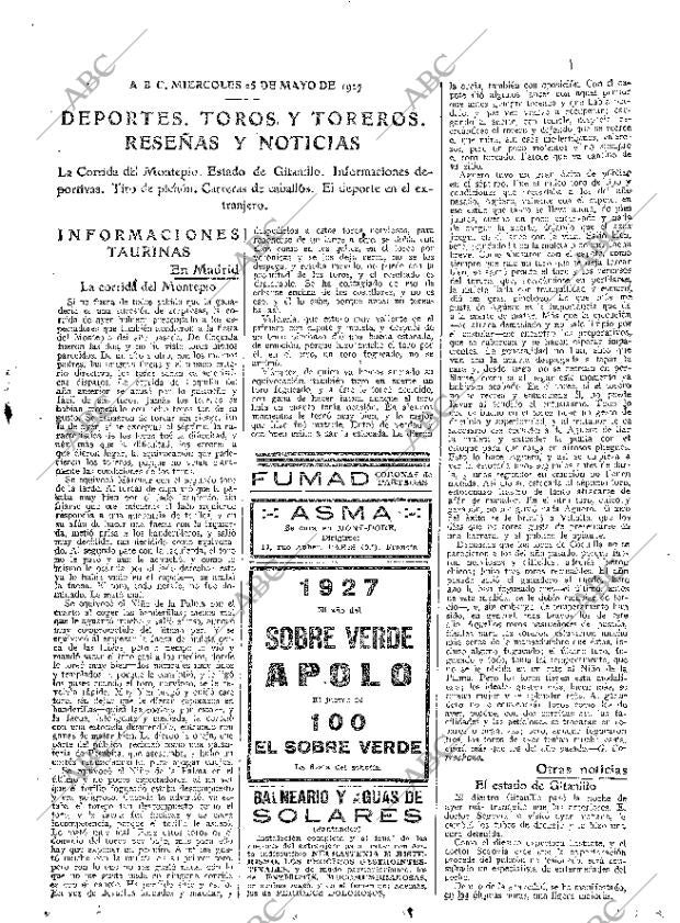 ABC MADRID 25-05-1927 página 35