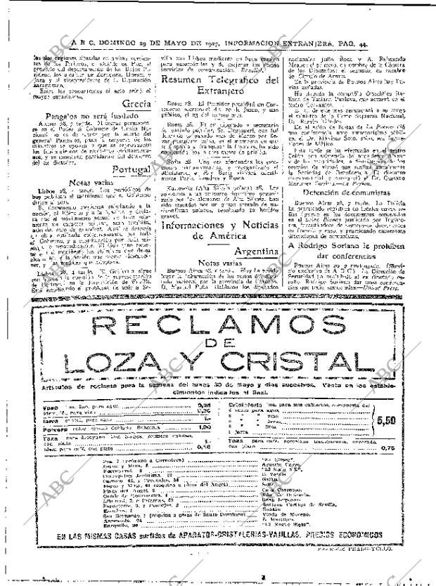 ABC MADRID 29-05-1927 página 44