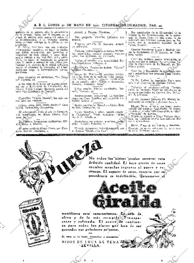 ABC MADRID 30-05-1927 página 20