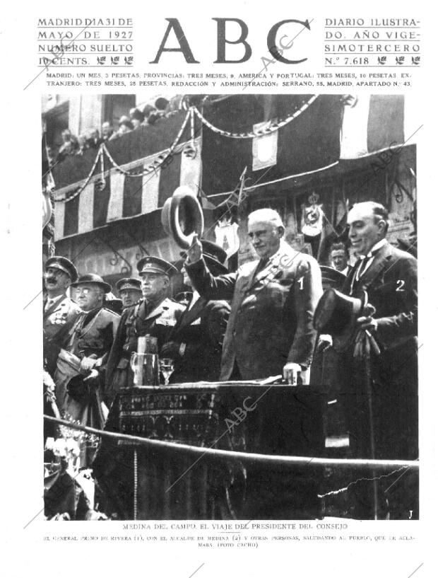 ABC MADRID 31-05-1927 página 1